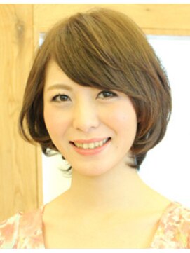 キッカ 千葉中央店(CHICCA) 【CHICCA 千葉中央店】キュートボブ×フェミニンカール