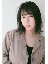 ビードロ 吉祥寺店(vi dro)&nbsp;カーキグレージュの外ハネボブ