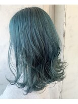 ヘアスタジオニコ(hair studio nico...) turquoise green