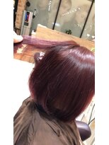 アース 長崎時津店(HAIR&MAKE EARTH)&nbsp;ワインレッドカラー