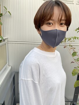 ツイギー 宮西店(TWiGGY) ショートのセンターパートスタイル