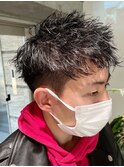guest hair 前下がりツイストソフモヒ