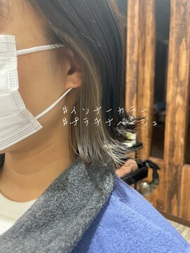 ティアラ 桜木町(TIARA) REAL SALON WORK～インナーカラー/プラチナベージュ