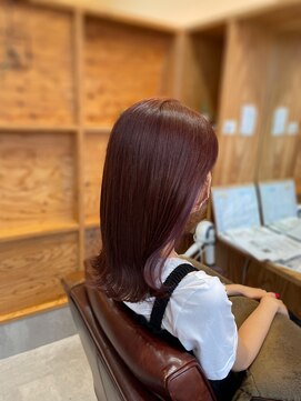 アドラーブル 長岡新保店(adorable) 【韓国風巻き】カシスピンク♪