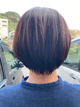 浪漫館 サンク(CINQ) 毛束感ショートボブ＠岩下11/27