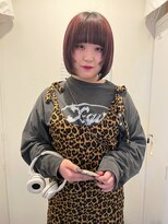 ロティー(loty)&nbsp;【hono】ボブにデザイン☆ピンクのアンブレラカラー