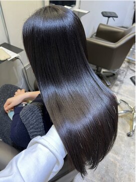 ロエ 平尾山荘(loe) 【次世代縮毛矯正】×艶髪ロング