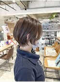 襟足スッキリ　束感ショート　担当　佃