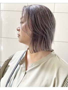 ガーデンヘアー(Garden hair) 脱白髪染め×ボブ
