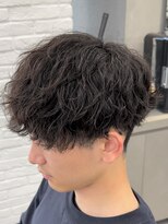 オーバルバイアピッシュ(OVARL by apish)&nbsp;縦落ちパーマ縮毛矯正パーマくせ毛ツイスパ緩めパーマ