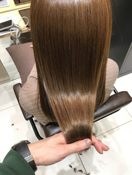 アニュー 北浦和店(ANEW) 《髪質改善》ツルツル×透明感　髪質改善ロング