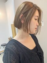 キューズ クラブ(cuz KLUB)&nbsp;【cuz KLUB】ストレートベージュボブ【池袋】