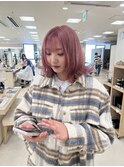 ピンクカラー/ホワイトピンク/ハイトーンピンク/ブリーチカラー