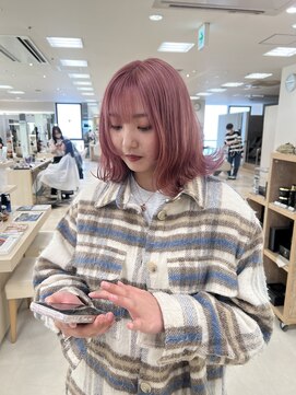 ケンジ 平塚ラスカ店(KENJE) ピンクカラー/ホワイトピンク/ハイトーンピンク/ブリーチカラー