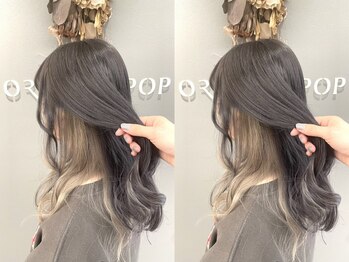 オレンジポップ 南行徳店(ORANGE POP)の写真/<カット+カラー¥7700>肌を明るく魅せる透明感カラーや周りと差が付く最旬カラーに*[南行徳/浦安/学割U24]