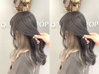 オレンジポップ 南行徳店(ORANGE POP)の写真/【南行徳駅徒歩2分】<カット+カラー¥7770>肌を明るく魅せる透明感カラー♪周りと差が付く旬の髪色をご提案!