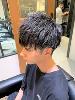 フリーク バーバーショップ 都島店(FREAK BARBER SHOP)&nbsp;束感マッシュ　ソフトツイスト　ツーブロック