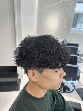 オーシャントーキョー(OCEAN TOKYO) メンズパーマツイスパ波巻きスパイラルマッシュセンターパート