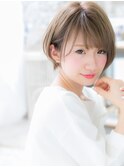 前下がりハイトーンカラー小顔ボブショートc6上尾20代30代40代