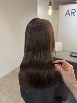 アールヘアー(ar hair) 【村松一輝】大人のオリーブブラウン