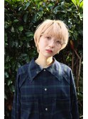 ハイトーンマッシュショート