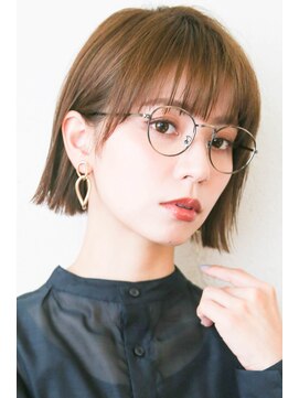 モニカ 西宮北口(Monica) 前下がりボブ・ 内巻きワンカール・ ボブショート・暗髪