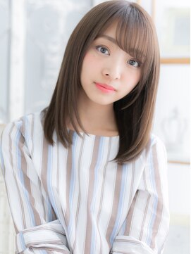 モッズヘア 越谷(mod's hair) 黒髪暗髪ナチュラルカラー斜めバングセミデc6越谷ィ20代30代40代