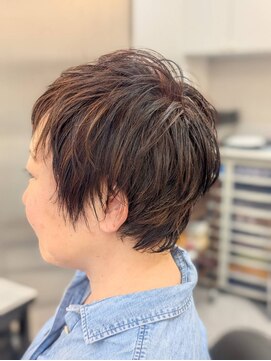 ヘアデザイニング ズーム 飯田橋店(hairdesigning Zoom) 30代40代50代：ハイライトローライト