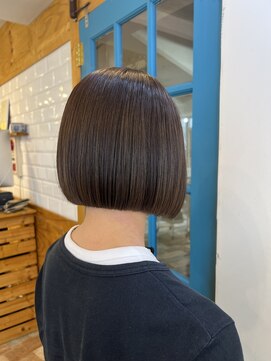 デイズ(DAYS) 切りっぱなしミニボブ　グレージュ