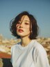 平日WEB限定【白髪染めリタッチ☆】グレイカラー+カット￥8500→￥6000