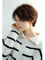 美容室 ホワイトボックス 本店&nbsp;フェザーショート/大人ショートボブ