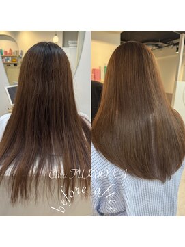 カラ フクオカ(Cara FUKUOKA) 梅雨の広がり解決!髪質改善うる艶ストレート【福岡髪質改善】