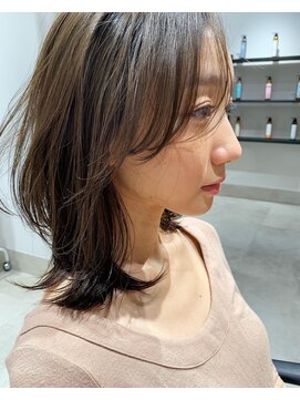 カシ 中目黒(CASI) 大人のグレージュミディアムレイヤー