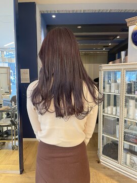 コワファースト 大分(COIFF1RST) ニュアンスカラー!紫いっぱいグレージュ