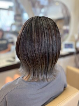 ヘアショップエヌアンドエー 久喜 栗橋店(hairshop N&A) 透明感溢れるグレージュ◎外ハネボブ/髪質改善/トリートメント