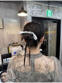 ヘアセット お呼ばれアレンジ タイトアレンジ
