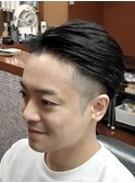 MEN’S HAIR/サーフカール/刈り上げセンターパート