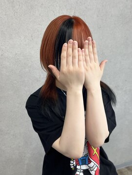 ヘアーディア(Hair...DiA) オレンジ × ブラック