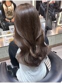 暗めカラー/韓国風巻き/レイヤーカット/マロンベージュ/横浜