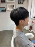 垢抜け黒髪マッシュショート◎