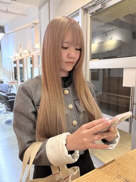 エイト オキナワ 沖縄新都心店(EIGHT okinawa) 【EIGHT沖縄】2ブリーチ×ミルクティーベージュ◎