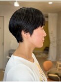 大人ショート/マッシュショート/前髪あり/30代40代50代