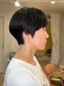 ジーナ 渋谷 表参道(JINA) 大人ショート/マッシュショート/前髪あり/30代40代50代