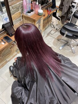 ブリーチ毛美髪矯正