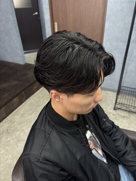 クレオ 福大通り店(CREO) センターパート×毛流れパーマ