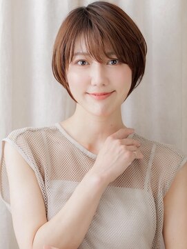 モッズヘア 越谷(mod's hair) 大人美人似合わせカット耳掛け小顔丸みショートY越谷30代40代