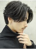 大分フェザーパーマスパイラルパーマセンターパートウルフゆるめ
