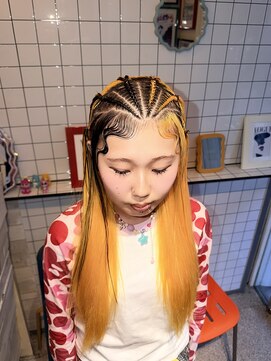 ヘアー アレス(hair ales) コーンロウ ハーフコーンロウ ダンス