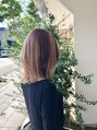 ラフィス ヘアーコロナ 河原町店(La fith hair corona) ミルクティーベージュのデザインカラー