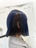 ケンジ 平塚 アネッタ(KENJE annetta) 【インナーカラー特集】ブラック×ブルー